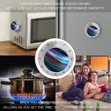 yanfind Timer Technology Razer Swirls Abstract Twisted Colorful 60 Minutes Mechanical Visual Timer
