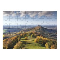yanfind Picture Puzzle Sven Muller Castle Landscape Meadow Autumn Trees Scenery Cloudy Sky Aerial Horizon Family Game Intellectual Educational Game Jigsaw Puzzle Toy Set
