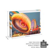 yanfind Picture Puzzle Philippe Clairo Calgary Stampede Alberta  Exposure Carnival Circular Outdoor Cloudy Sky Family Game Intellectual Educational Game Jigsaw Puzzle Toy Set