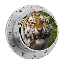 yanfind Timer  Face Closeup Big Cat Wildlife 60 Minutes Mechanical Visual Timer