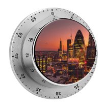 yanfind Timer Erotikpanda Cityscape City Lights Sunset Dawn Skyscrapers London 60 Minutes Mechanical Visual Timer