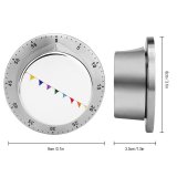 yanfind Timer Space Hanging String   Bunting Sky Craft Art Decoration Clear Sunny 60 Minutes Mechanical Visual Timer