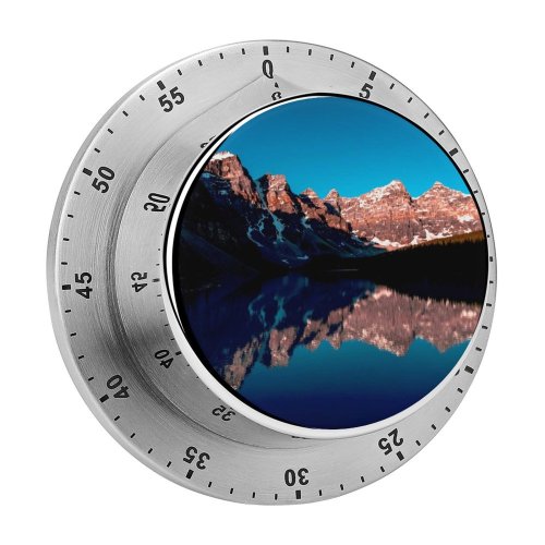 yanfind Timer Tom Gainor Rocky Mountains Banff  Sky Reflection  Range Landscape Scenery 60 Minutes Mechanical Visual Timer