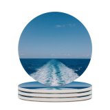 yanfind Ceramic Coasters (round) Mykonos Sky Waterfront Sea Outdoors Greece Tranquil Over Motion Scenics Space Beauty Family Game Intellectual Educational Game Jigsaw Puzzle Toy Set