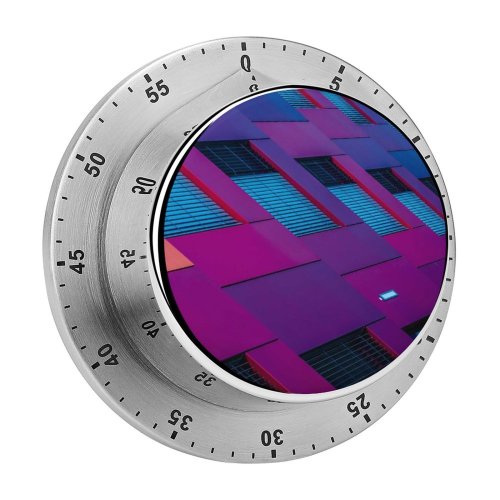 yanfind Timer David Becker Architecture Purple Building Geometrical Exterior 60 Minutes Mechanical Visual Timer