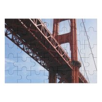 yanfind Picture Puzzle Golden Gate   Francisco Landmark Suspension Skyway Girder Sky Cable Stayed Family Game Intellectual Educational Game Jigsaw Puzzle Toy Set
