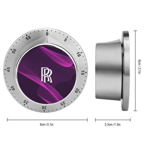 yanfind Timer Cars Rolls  Purple 60 Minutes Mechanical Visual Timer