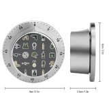 yanfind Timer  Binoculars Uniform Missile Walkie Fighting Bulletproof Helmet CB  Launcher 60 Minutes Mechanical Visual Timer