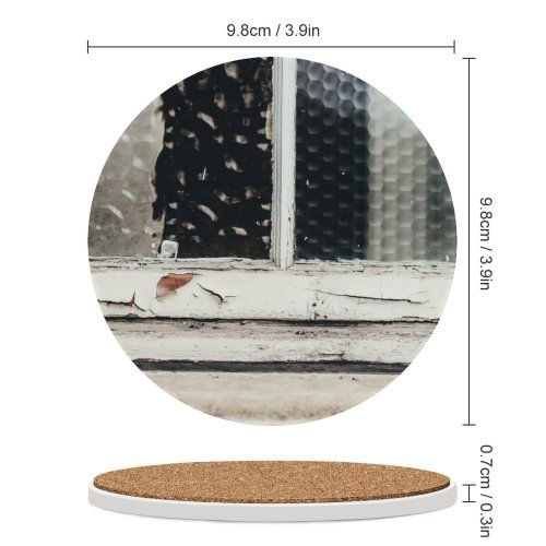 yanfind Ceramic Coasters (round) Crack Images Glass Texture Grunge Manchester Snow Wallpapers Outdoors Old Free Rough Family Game Intellectual Educational Game Jigsaw Puzzle Toy Set