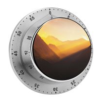 yanfind Timer Valley Golden Hour Sunlight Mountains Landscape Italy Morning Light 60 Minutes Mechanical Visual Timer