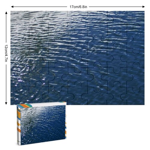 yanfind Picture Puzzle Rocks Deep Ocean Waterfront River Lake Ripples  Wind Texture Resources Sea Family Game Intellectual Educational Game Jigsaw Puzzle Toy Set