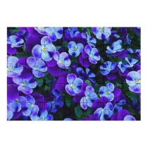 yanfind Picture Puzzle Pansies Violet Flowers Garden Spring Family Game Intellectual Educational Game Jigsaw Puzzle Toy Set