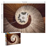 yanfind Picture Puzzle Otto Berkeley Spiral Staircase Wooden Stairs Curves Lights Wide Dutch Family Game Intellectual Educational Game Jigsaw Puzzle Toy Set