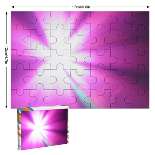 yanfind Picture Puzzle Disco Light Dance Flower Rave Spot Purple Violet Magenta Sky Colorfulness Family Game Intellectual Educational Game Jigsaw Puzzle Toy Set