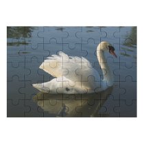 yanfind Picture Puzzle  Lake Quiet Bird Vertebrate Ducks Geese Swans Beak Waterfowl Reflection Family Game Intellectual Educational Game Jigsaw Puzzle Toy Set