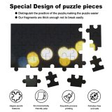 yanfind Picture Puzzle Bokeh  Abstract Light Darkness Circles Family Game Intellectual Educational Game Jigsaw Puzzle Toy Set