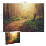 yanfind Picture Puzzle Dorothe Forest Path Sunlight Trees Woods Autumn Family Game Intellectual Educational Game Jigsaw Puzzle Toy Set