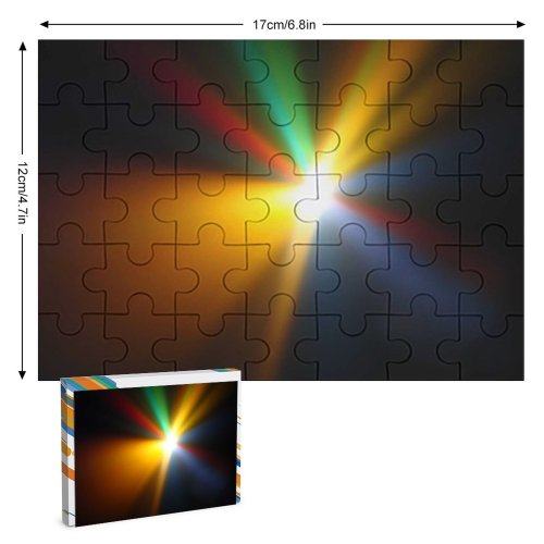 yanfind Picture Puzzle Disco Light Dance Flower Rave Spot   Atmosphere Sunlight Sky Technology Family Game Intellectual Educational Game Jigsaw Puzzle Toy Set