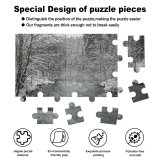yanfind Picture Puzzle River Snow  Resources Watercourse  Winter Family Game Intellectual Educational Game Jigsaw Puzzle Toy Set