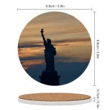 yanfind Ceramic Coasters (round) Images Public  Wallpapers Outdoors States York Monument Sunlight Art Pictures Liberty Family Game Intellectual Educational Game Jigsaw Puzzle Toy Set