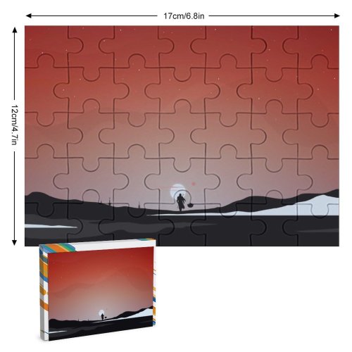 yanfind Picture Puzzle Dpcdpc Movies Mandalorian  Wars Dark Sky Family Game Intellectual Educational Game Jigsaw Puzzle Toy Set