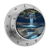 yanfind Timer Collins Sabbaday Falls Hampshire Waterfall Mountains Evening 60 Minutes Mechanical Visual Timer