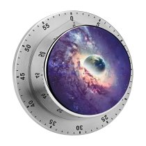 yanfind Timer Vadim Sadovski Space  Nebula Galaxy Milky Way  Purple Cosmos Planet 60 Minutes Mechanical Visual Timer