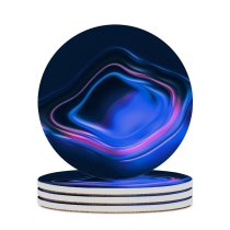 yanfind Ceramic Coasters (round) Motion Wind Surreal Light Sea Morphing Distorted Softness Craft Mixing Defocused Family Game Intellectual Educational Game Jigsaw Puzzle Toy Set