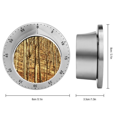 yanfind Timer Tree Trees Clean Soothing Grass Peace Relaxing Woods  Forest Natural Wood 60 Minutes Mechanical Visual Timer