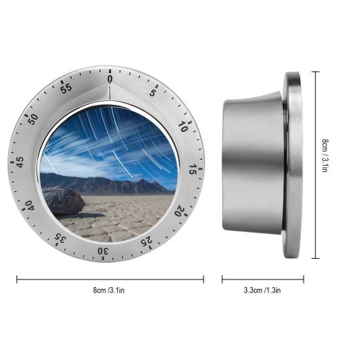 yanfind Timer Anthony Hayward Racetrack  Sliding Rocks Sailing Stones Death Valley Landscape 60 Minutes Mechanical Visual Timer