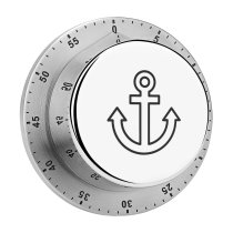 yanfind Timer Tourist Pilot Destinations Sailor Sea Cartography Guide  Sailing Position Travel Metal 60 Minutes Mechanical Visual Timer