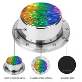 yanfind Timer Sharon McCutcheon Glitter Colorful Multicolor Bokeh Assorted Sequins 60 Minutes Mechanical Visual Timer
