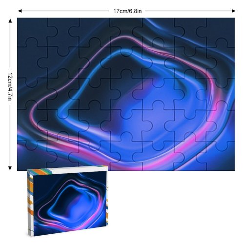 yanfind Picture Puzzle Motion Wind Surreal Light Sea Morphing Distorted Softness Craft Mixing Defocused Family Game Intellectual Educational Game Jigsaw Puzzle Toy Set