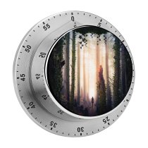 yanfind Timer Thiago Garcia Fantasy Girl Alone Forest Mystic Surreal Portal Dream 60 Minutes Mechanical Visual Timer