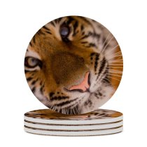 yanfind Ceramic Coasters (round) Skitterphoto  Face Closeup Wild  Carnivore Big Cat Portrait Family Game Intellectual Educational Game Jigsaw Puzzle Toy Set