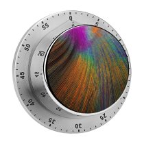 yanfind Timer Priyadarshi Ranjan Abstract  Feather Curved Lines Colorful Particles 60 Minutes Mechanical Visual Timer