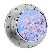 yanfind Timer Flowers Magnolia Tulips Flowers Spring Beautiful 60 Minutes Mechanical Visual Timer
