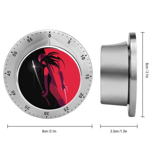 yanfind Timer Craig Drake Graphics CGI Elektra Marvel Cinematic Universe Superheroes 60 Minutes Mechanical Visual Timer