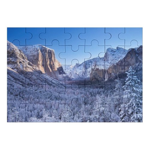 yanfind Picture Puzzle Destin Yosemite National Park Mountains Winter Sunny Landscape California Family Game Intellectual Educational Game Jigsaw Puzzle Toy Set