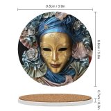 yanfind Ceramic Coasters (round) Venice Italy Sculpture Statue Art Headgear Carving Stone Mythology Family Game Intellectual Educational Game Jigsaw Puzzle Toy Set
