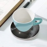 yanfind Ceramic Coasters (round) Selenophile_photo  Jupiter Saturn Night Dark Cloudy Surreal Family Game Intellectual Educational Game Jigsaw Puzzle Toy Set