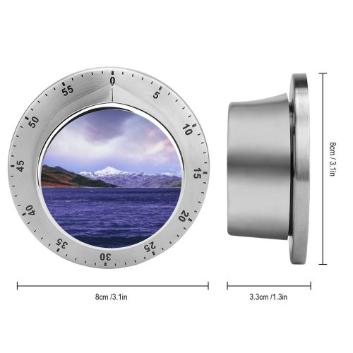 yanfind Timer Jerry Wang Riven Mountains Landscape Sunny Lhasa Tibet China 60 Minutes Mechanical Visual Timer