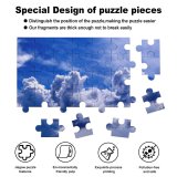 yanfind Picture Puzzle  Beautiful Big Clarity Clean Clear Clouds Crisp Cumulous   Sky Family Game Intellectual Educational Game Jigsaw Puzzle Toy Set