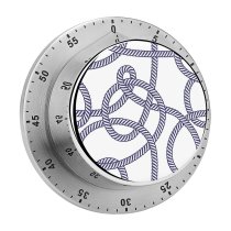 yanfind Timer Nautical Vessel Seamless Rope 60 Minutes Mechanical Visual Timer