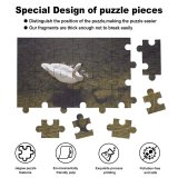 yanfind Picture Puzzle  Lake Golden Pond Ripples Reflection Refraction Silhouette Bird Duck Ducks Geese Family Game Intellectual Educational Game Jigsaw Puzzle Toy Set