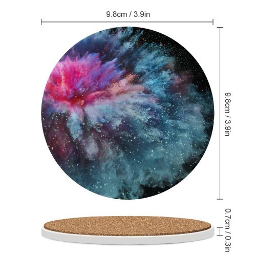 yanfind Ceramic Coasters (round)  Colorful Microsoft Studio Family Game Intellectual Educational Game Jigsaw Puzzle Toy Set