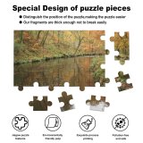 yanfind Picture Puzzle River Autumn Landscape Rocks Trees Beautiful Beauty Branches Clean Countryside Fall Foliage Family Game Intellectual Educational Game Jigsaw Puzzle Toy Set