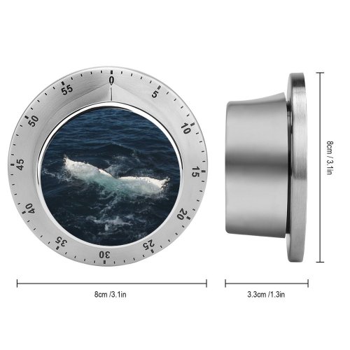 yanfind Timer Whale Australie Walvis Sea  Oceaan Ocean Marine Biology Cetacea Wind Wave 60 Minutes Mechanical Visual Timer