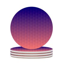 yanfind Ceramic Coasters (round) Pixelated Simplicity Grid Sunset Purple Blank  Fashionable Neon Creativity France Attitude Family Game Intellectual Educational Game Jigsaw Puzzle Toy Set