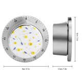 yanfind Timer Arrangement Layout Purple Blooming  Wedding Above Flatlay Garden Table Overhead Mother 60 Minutes Mechanical Visual Timer